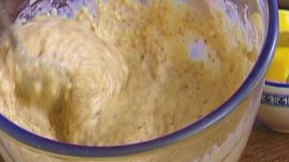 маффины с замороженной черникой и миндалем