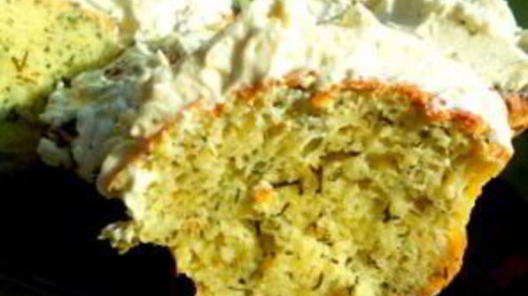 маффины с зеленью и сыром