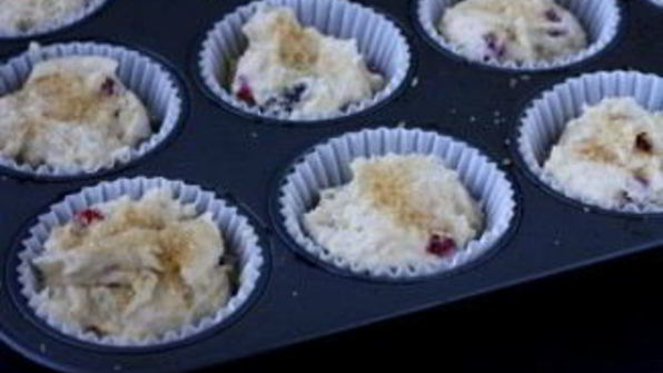 маффины со смородиной