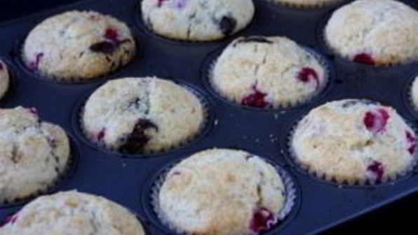 маффины со смородиной