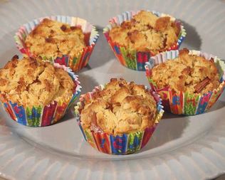 Шоколадно-арахисовые маффины