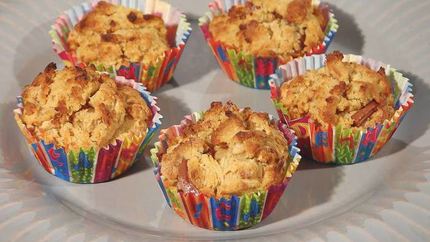 Шоколадно-арахисовые маффины