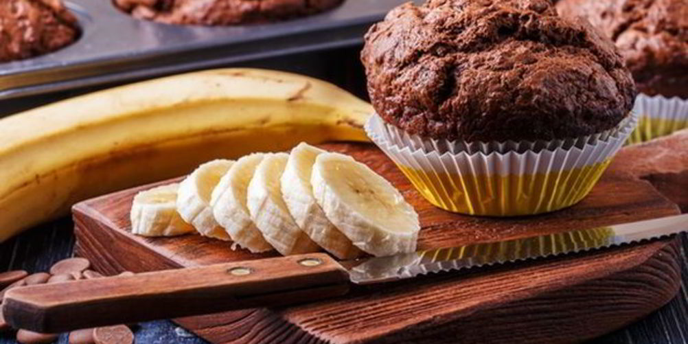 Рецепт шоколадна-банановых маффины