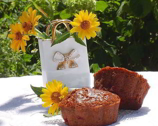 Шоколадно-малиновые маффины