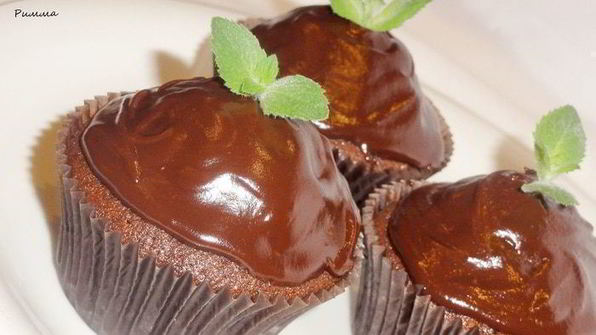 шоколадно-мятные маффины