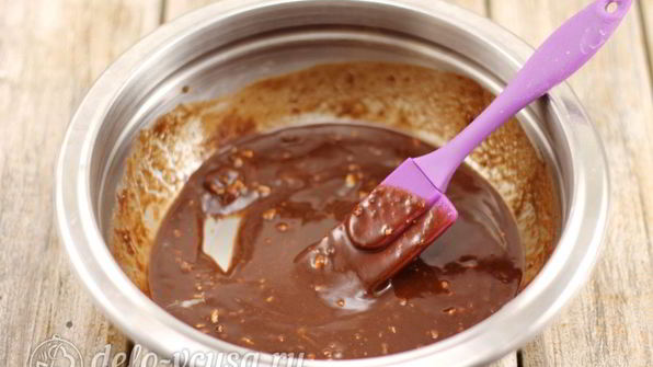 шоколадные маффины с вишней