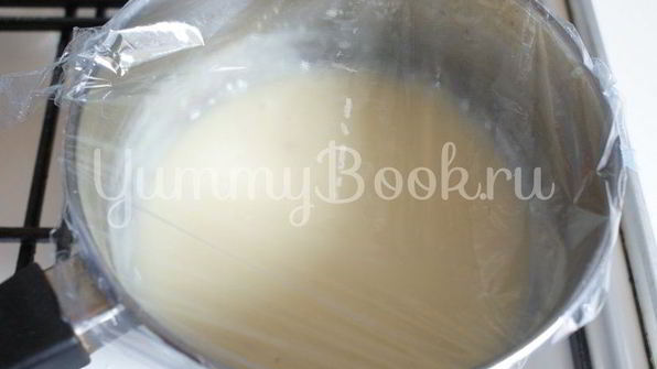 шоколадные маффины с заварным кремом