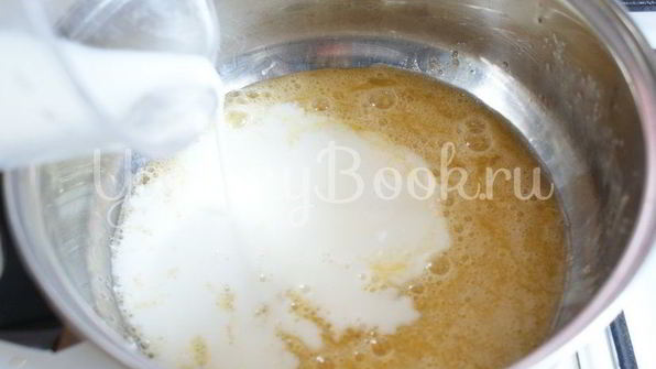 шоколадные маффины с заварным кремом