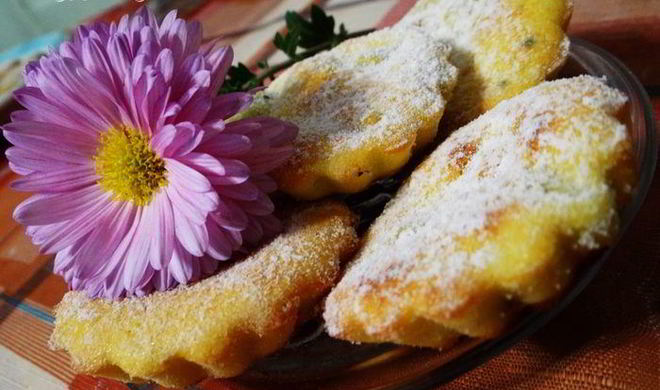 Творожные маффины с кусочками банана и киви Божественная нежность