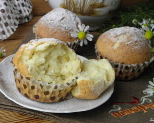 Творожные маффины