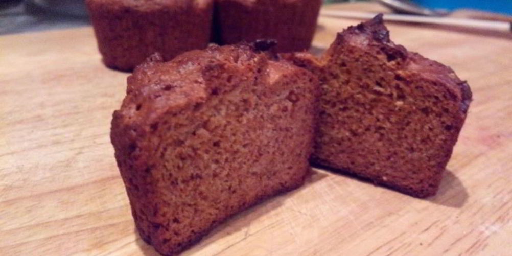 Рецепт вегана-маффинов с арахисовой пастой