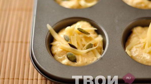 закусочные тыквенные маффины с сыром и коричневым сахаром