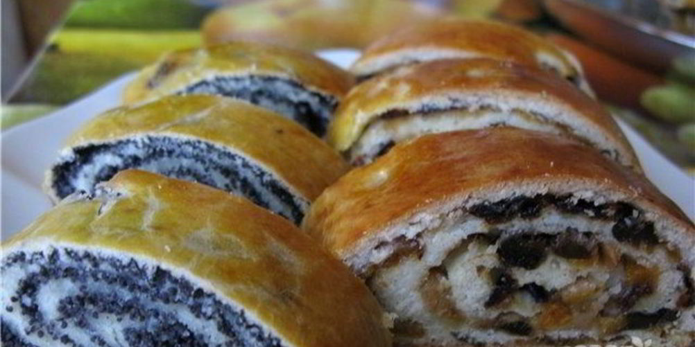 Рецепт макового рулетика без дрожжей