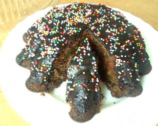 Какао-манник в глазури