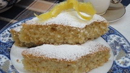 Лимонно-кокосовый манник