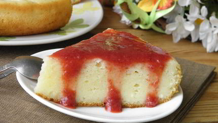 Манник на сметане