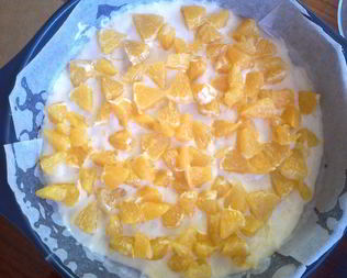 Манник с апельсинами