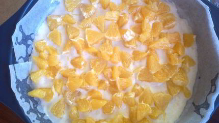 Манник с апельсинами