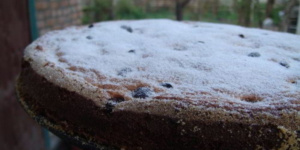 Рецепт манника с черным изюмом