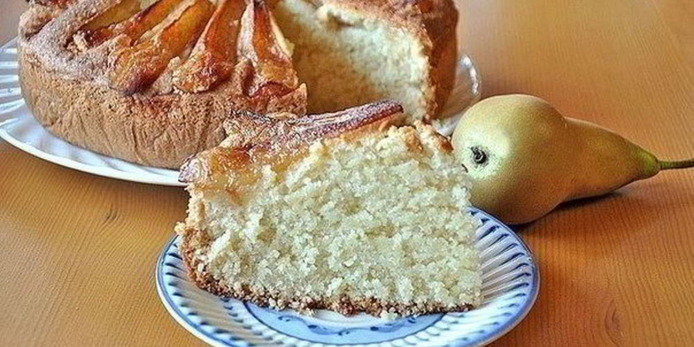 Рецепт манника с грушей