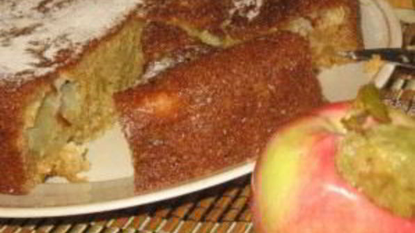 манник с яблоками в мультиварке