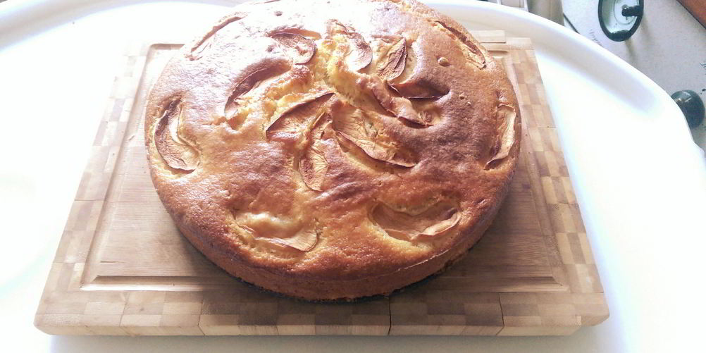 Рецепт манника с яблоками