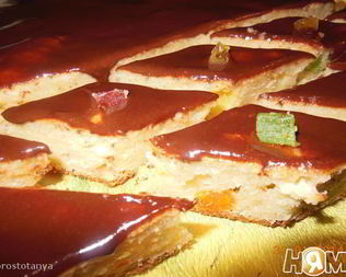 Манник творожный с цукатами