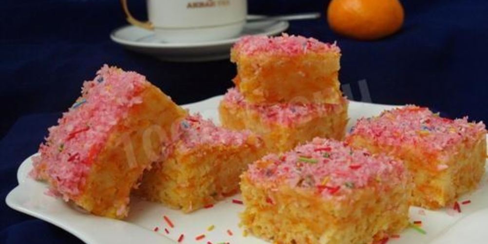 Рецепт тыквенного манника с кокосом и лимоном