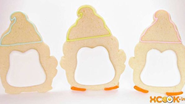 новогодняя выпечка пингвинята