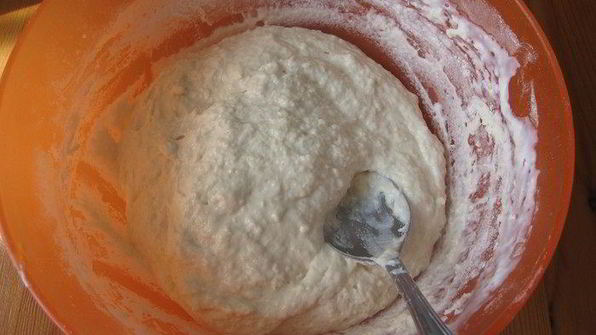 бабушкины оладьи с мясом и яблоками