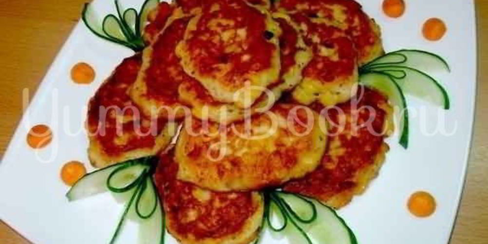 Рецепт кукурузных оладий с курицей