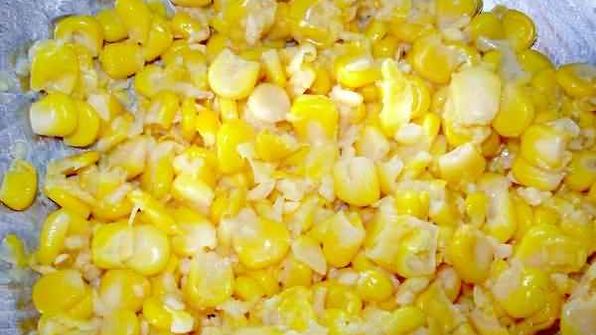 кукурузные оладьи с курицей