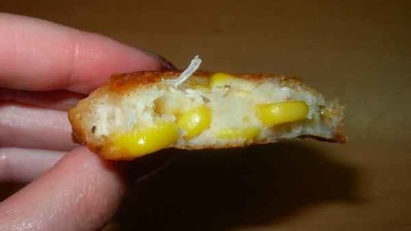 кукурузные оладьи с курицей