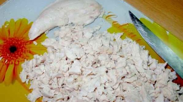 кукурузные оладьи с курицей