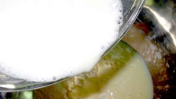 кукурузные оладьи с курицей