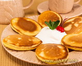 Кукурузные оладьи