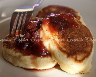 Лимонные дрожжевые оладьи