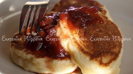 Лимонные дрожжевые оладьи