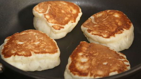 лимонные дрожжевые оладьи