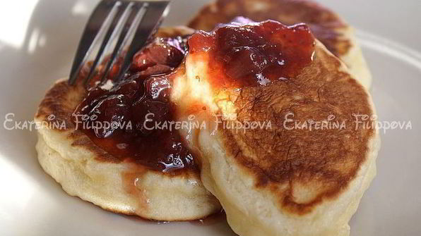 лимонные дрожжевые оладьи