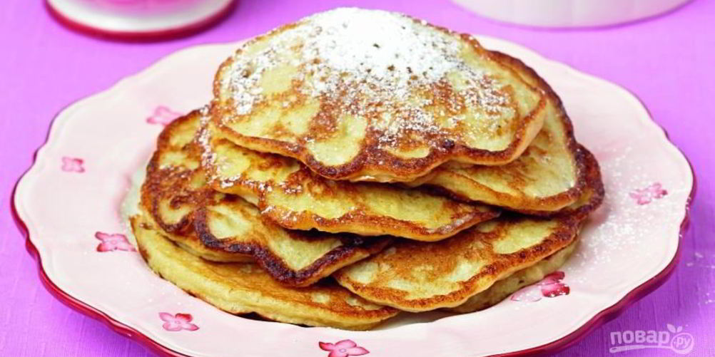 Рецепт оладий из бананов