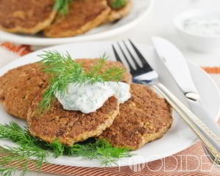 Оладьи из говяжьей печени