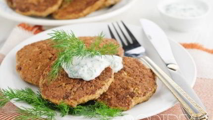 Оладьи из говяжьей печени