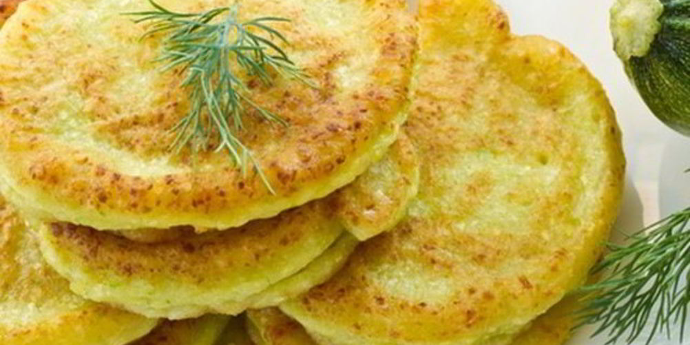 Рецепт оладий из кабачков на кефире