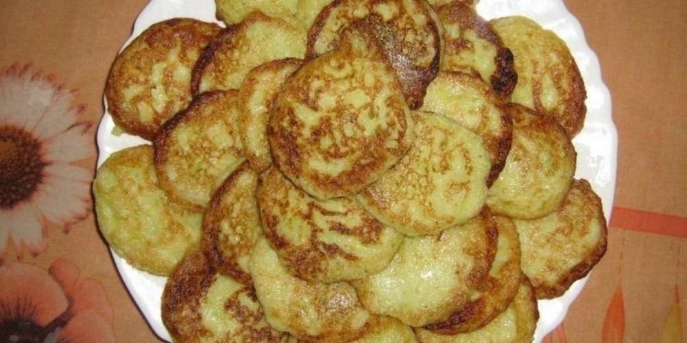 Рецепт оладий из кабачков с творогом