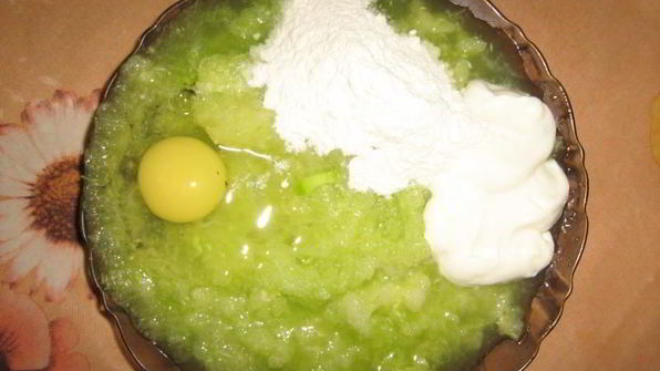 оладьи из кабачков с творогом