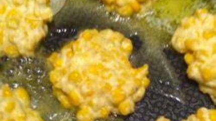 Оладьи из кукурузы