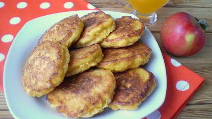 Оладьи из морковки