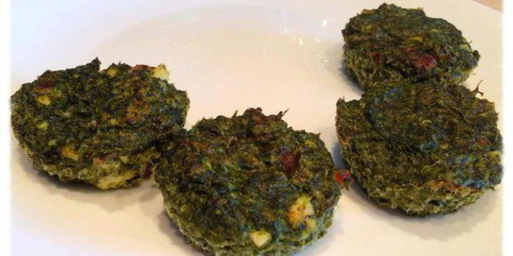 Рецепт оладий из шпината с творогом