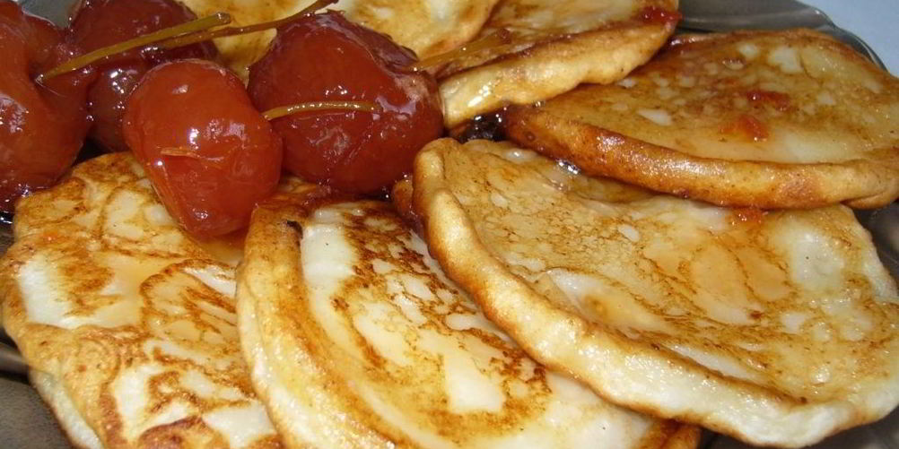 Рецепт оладий из творога